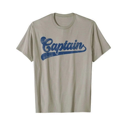 Captain Men Women Apparel & Gifts Captain Cute Vintage Graphic T-Shirt
