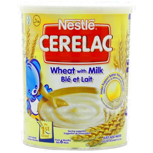 Cerelac Nestle Cerelac, Wheat With Milk, 14.11-Ounce Cans (Pack of 4)