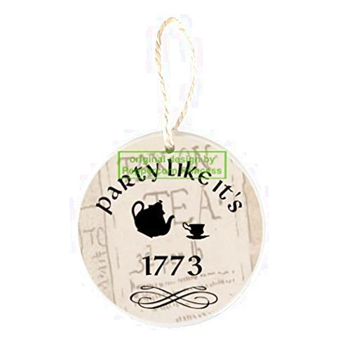 Peppercorn Princess Funny History Gift Ornament History Buff Teacher Historian 1773 Tea Party Revolutionary War Original Handmade Design