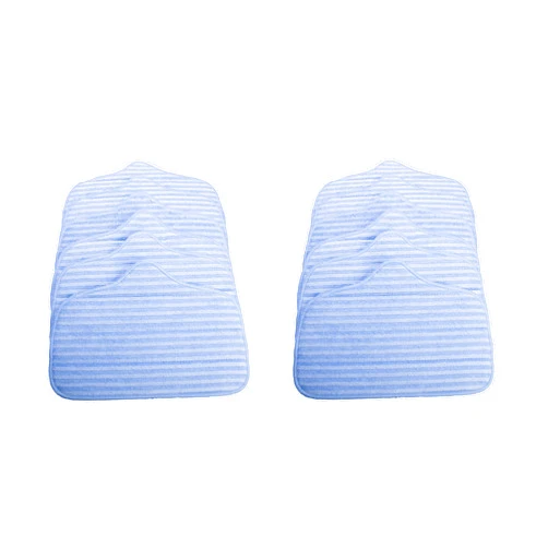 LTWHOME Microfibre Mop Pads Fit for Steamfast Steam Mop SF-275 / SF-370 and McCulloch MC1275 (Pack of 12)
