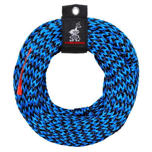 Kwik Tek Airhead Tow Rope for 1-3 Rider Towable Tubes, 1 Section, 60-Feet
