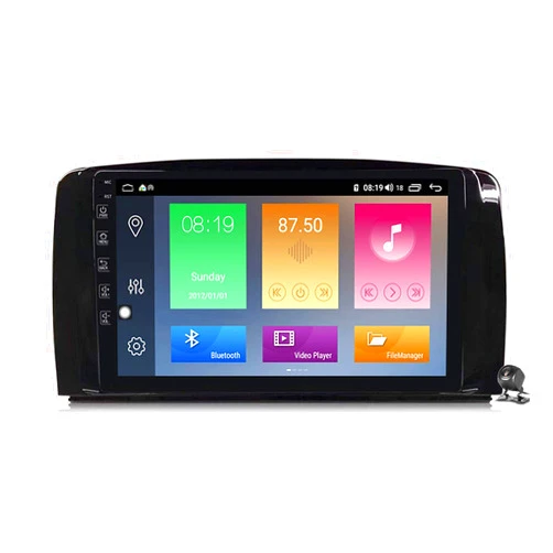 CIVDW Android 9.1 Car Navigation Stereo with 9 inch Screen for Benz R Class W251 R300 R350 R63 2007-2011 Car Entertainment Multimedia Radio, Tethering Internet, Support RDS DSP FM