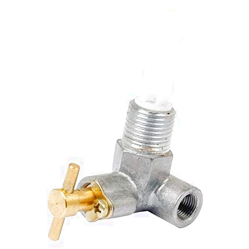 Sparex Inc. Fuel Tank Supply Tap Shut-Off Valve Drain Cock w/ Solid Brass Stem - fits most Ford Tractors 65-up and Fordson Major/Dexta