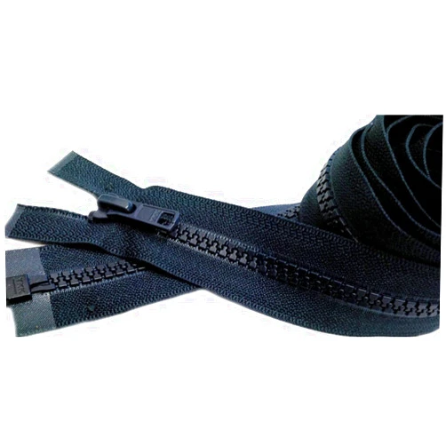 Zipperstop YKK® Zipper 14 Inch Sport YKK #5 Vislon Jacket Zipper Color Navy 560 Medium Weight Molded Plastic Separating (1 Zipper/pack)