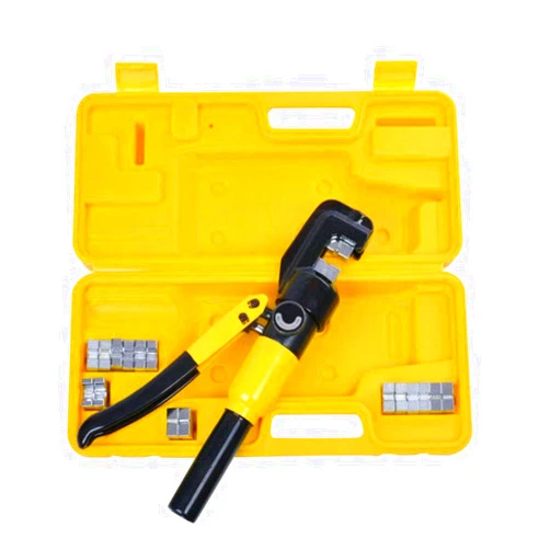 A ABIGAIL 10 Ton Hydraulic Hand Crimper Tool Set for Stainless Steel Cable Railing Fittings, Crimps 1/8
