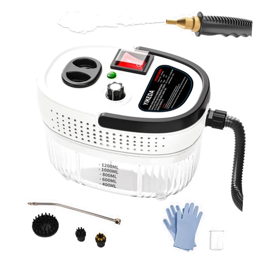 YIKEDA Handheld Steam Cleaner,Portable High-Pressure Steam Cleaner,Quickly Generate High-Temperature Pressurized Steam for Deep Cleaning of Kitchen, Bathroom, Car and Sofa Windows,for Christmas Gifts