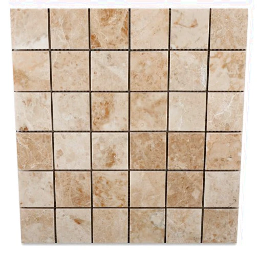 Oracle Tile & Stone Cappuccino 2X2 Marble Polished Mosaic Tile
