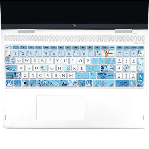Sanfulin Keyboard Cover for HP Envy x360 15m-bp/bq /2020 2019 HP Pavilion 15/ HP Pavilion x360 15.6” Series/HP Envy 17 17.3