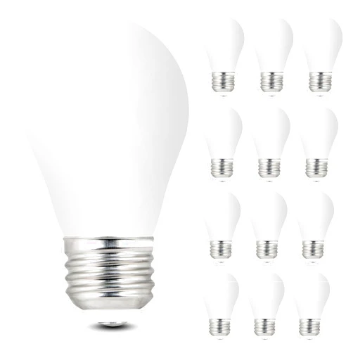 Feit Electric A15 LED Light Filament Bulb, 60W Equivalent, Dimmable, E26 Base, 2700K Soft White, 750 Lumens, Vintage Edison Light Bulb for Home, Office, 13-Year Lifetime, BPA1560W927CAFIL2RP6, 12 Pack
