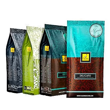 Filicori Zecchini Whole Coffee Bean Italian Espresso Medium Roast - ESPRESSO BUNDLE by Filicori Zecchini. Arabica and Robusta Blend. Roasted then blended. Made in Italy since 1919 - 4x12oz Bag