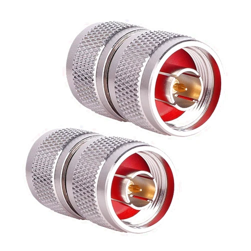 XRDS -RF N Male Connector N-Type Male to N-Type Male Adapter Coax Connectors RF Coaxial Cable Pack of 2 (NOT for TV)