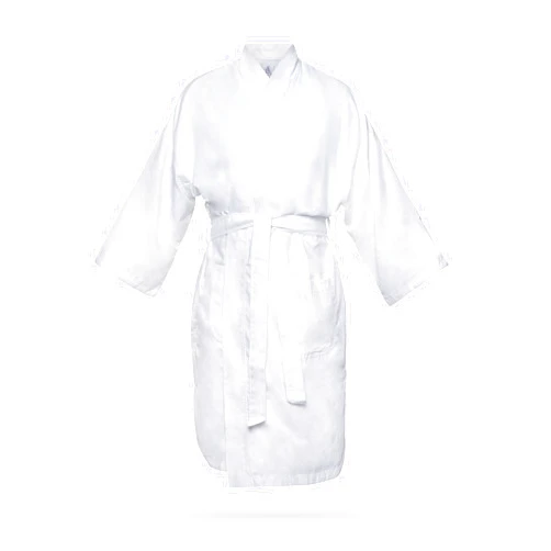CHADSWORTH AND HAIG Essentials Terry Kimono Robe 100% Cotton White