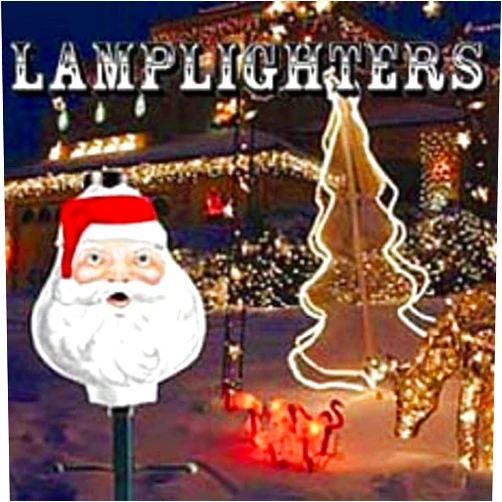Lamplighter Santa Lamppost Cover The Christmas Boutique Winter Holidays Santa Claus Lamppost Cover Shade