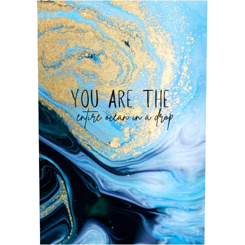 By Abrielle Laurent (Author) You are the Ocean in A Drop Journal: Affirmation Journal/ Note Taking/ Therapy Journal/ Study Journal/ Meditation Journal/ Gratitude Journal/ Manifestation Journal