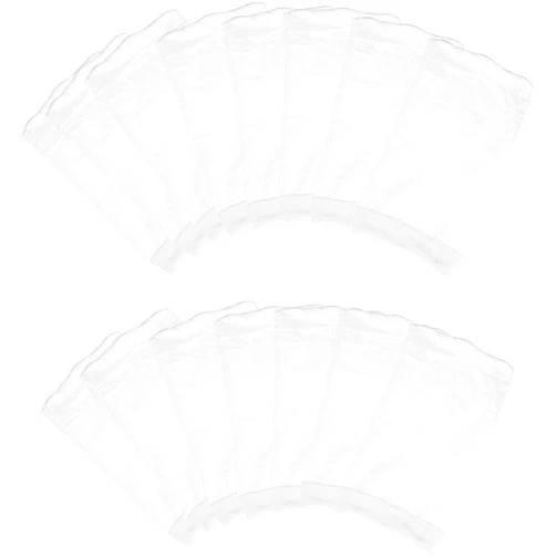 GRONGU Pool Vacuum Cleaner Micro Filter Bag Compatible with Water Tech Catfish Max CG Aqua Broom & Other Nground or Above Ground Handheld Pool Blasters, 15 Pack, White