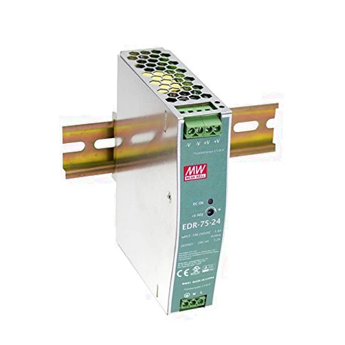 EverSale Mean Well Original EDR-75-12 Single Output Industrial DIN Rail Power Supply 12V 6.3A 75W