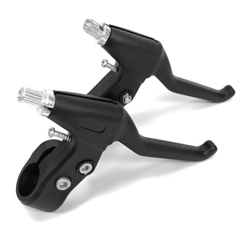 Ctoiotc Universal Bicycle Brake Lever - Bike Brake Handle, 22mm Compatible for Most Bicycle, Road Bike, Mountain Bike (Black) - 1 Pair