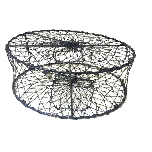 KUFA Sports Foldable Crab Trap with 3 Durable Stainless Steel Spring (ø30 x10) CT50