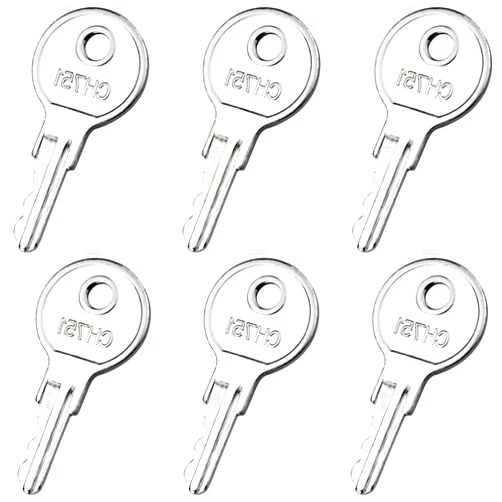 Wretesr RV Keys for Camper Storage Compartments Locks, CH751 Compartment Key for Hunter Sprinkler Controller Box, Campers, Outside Storage Door Lock, Cabinets, RV hatches, Motorhome Trailer Carts Cabinet