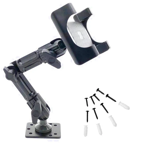 ChargerCity Universal ELD Drill Base Industrial Alloy Heavy Duty Metal Mount Holder for All Tablets and Smartphones Device Pro (All Generations)