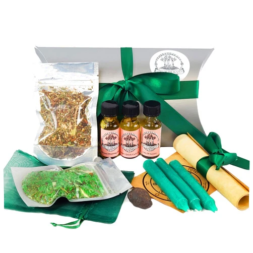 Art of the Root, Ltd. Wealth & Prosperity 3 Spell Ritual Kit for Money, Abundance & Success for Wiccan, Pagan, Conjure & Magic Rituals