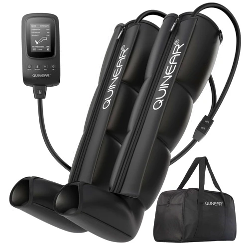 QUINEAR Air Compression Recovery System, Professional Sequential Device for Massage Therapy, Foot and Leg Recovery Boots to Improve Circulation for Athletes, FSA-HSA Eligible (Small)