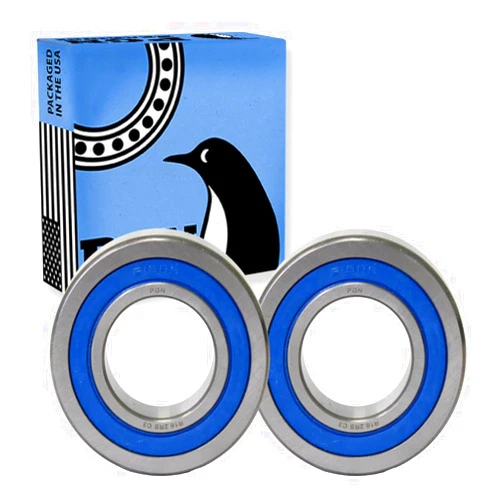 PGN Bearings PGN (2 Pack) R16-2RS Bearing - Lubricated Chrome Steel Sealed Ball Bearing - 1