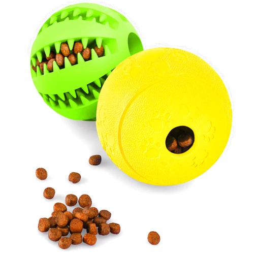 HIPPIH Dog Puzzle Toy 2 Pack, HIPPIH Interactive Dog Toys for Treat Dispensing, Durable Puppy Toys for Teething Small Dogs, Dog Treat Ball for Teeth / Slow Feeder/ IQ Training/ Playing