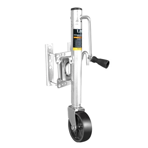 Torin 1000 lbs Trailer Jack with Wheel, Heavy Duty Swivel Boat Trailer Jack Single Whee, 10