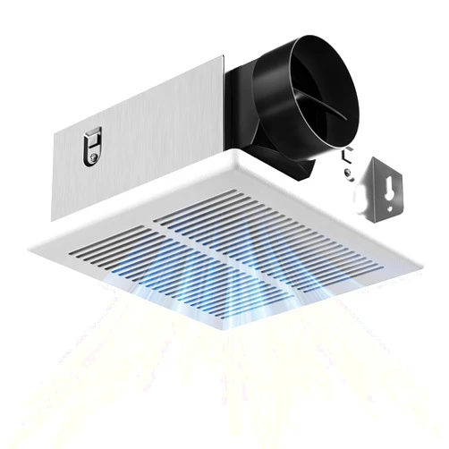 Amico Bathroom Exhaust Fan, 1.0 Sones, 80 CFM, Low Noise, Ceiling Mounted Retrofit Ventilation Fans, 4 Inch Duct, No Attic Access Needed- UL Certified