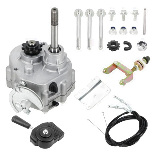 maXpeedingrods Go Kart Forward Reverse Gearbox Kit 212cc for 2HP-13HP Engine 4 Stroke Only Works with 30 Series Torque Converter 3 Shift Modes #35 Chain Go Karts Accessories Go Kart Transmission