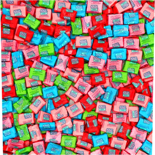 Taboom JollyRancher Halloween Candy Chews 1 lb Assorted Fruit Flavored Candy Bulk Bag, Share Size Individually Wrapped Pieces of Indulging Fruity Candies, Flavors Include Blue Raspberry, Green Apple, Watermelon, Cherry