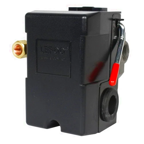 LEFOO Heavy Duty 4port 26 Amp Air Compressor Pressure Switch Control Valve 140-175 PSI