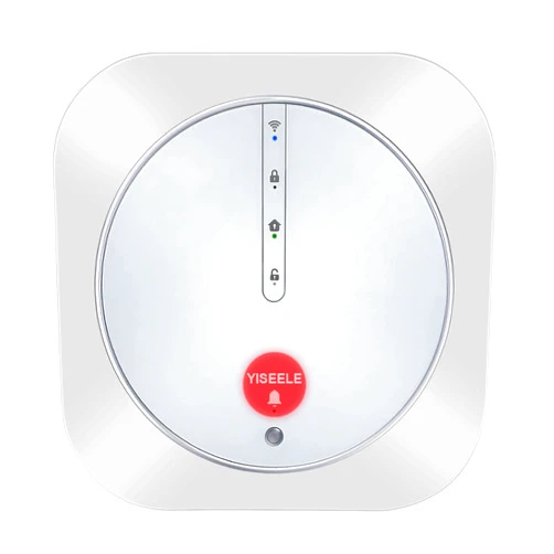 YISEELE Alarm Base Station with Built-in Siren, Phone APP and SMS Push Work with Alexa