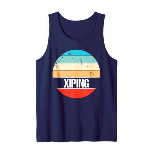 Vintage Travel Souvenirs Xiping China City Trip Tank Top