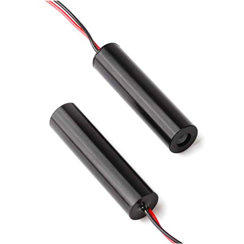MXTLASER Customized D8mm 488nm Glass Lens 1mW Sky-Blue Dot Laser Module Industrial Grade TTL