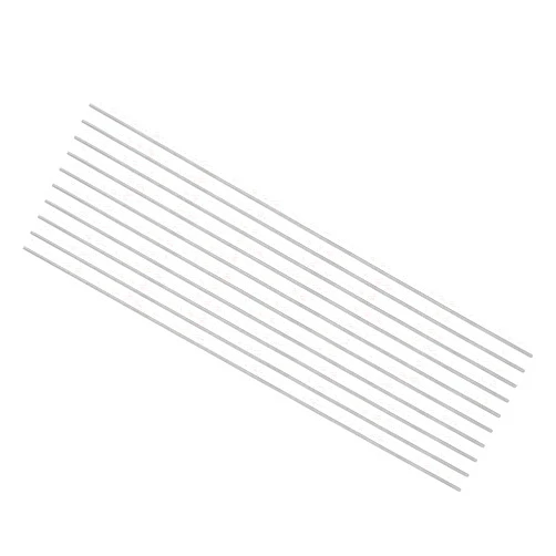uxcell 10pcs Round Steel Metal Rods, 1mm x 200mm High Speed Steel (HSS) Lathe Bar Stock Tool, for Shaft Gear Drill Lathes Boring Machine Turning Miniature DIY Craft