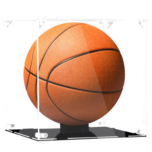 Maibiansm Basketball Display Case, Acrylic Basketball Case Display Box，Clear Full Size Autographed Basketball Display Case for Basketball, Soccer, Volleyball, Model Displays（Without Stand）