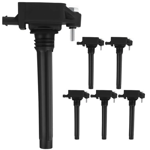 OCPTY Set of 6 Ignition Coils Pack Compatible with OE 0221504032 UF648 C1791 Fits for Chrysler for Dodge for Jeep for Ram 3.6L V6 5C1848 GN10616 2505-484816 GN10616