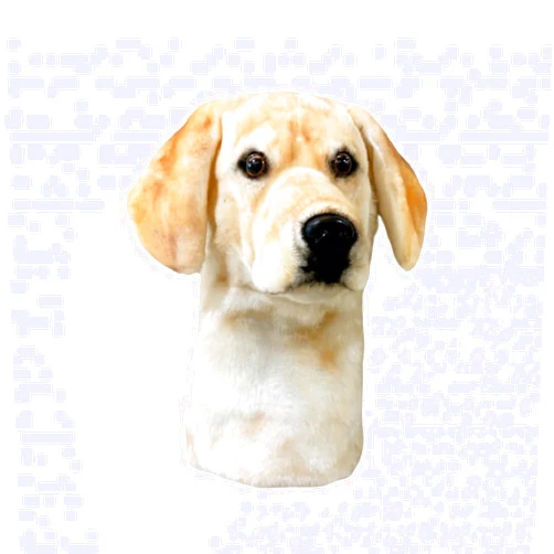 FurEverClone Golf Head Cover - Realistic Dog Design, Fits 460CC/450CC/350CC Drivers, Premium Material, Protective Golf Club Cover, Perfect Golf Gift for Men Women Golfers