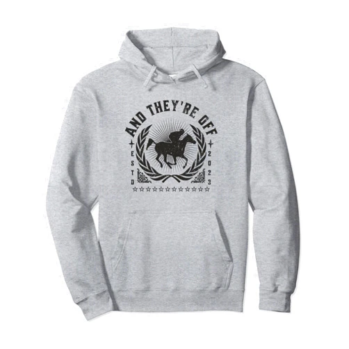 Funny Horse Racing Jockey Racer Derby Race Tee Co. Horse Racing Jockey Racer Derby Rider Funny Track Race Gifts Pullover Hoodie