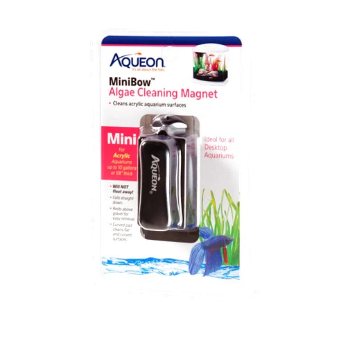 Aqueon Aquarium Algae Scraper, Fish Tank Cleaning Magnets for Glass/Acrylic, Mini