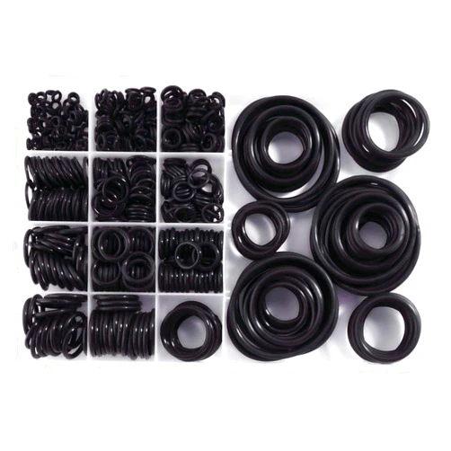 Litorange Silicone 580PCS 45A Universal Black O-Ring Sealing Gasket Washer Seal Assortment Set (Better Than Rubber) for Plumbing,Automotive,General Repair 15 Size with Case