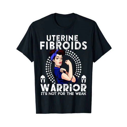 Uterine Fibroids Awareness Shirt Uterine Fibroids women Tshirt Warrior Awareness Gift T-Shirt