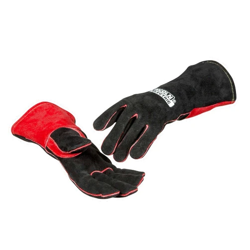 Lincoln Electric womens Jessi Combs Women s MIG Stick Welding Gloves, Black, Red, Small Pack of 1 US