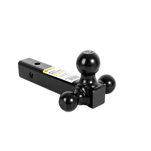 MaxxHaul 70270 Trailer Hitch Hollow Shaft Triple Ball Mount - Black