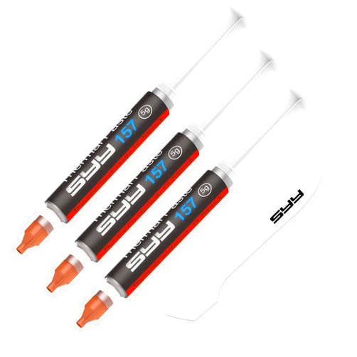 SYY Thermal Paste with Toolkit, 15g CPU Paste Thermal Compound Paste Heatsink for IC/Processor/CPU/All Coolers,New Formula Carbon Based Easy to Apply
