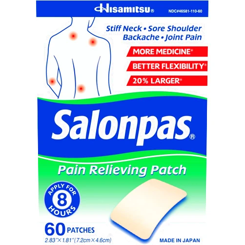 Salonpas Pain Relieving Patch - 120 Patches