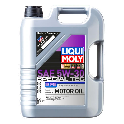 LIQUI MOLY Special Tec B FE SAE 5W-30 | 5 L | Fully synthetic engine oil | SKU: 20444