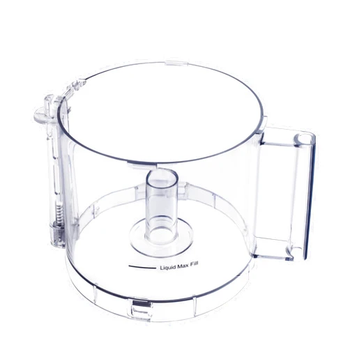 Cuisinart DLC-005AGTXT1 Replacement Food Processor Work Bowl with Gray Handle Fits Models DFP-14 Only OEM Compatible with Cover DFP-14NWBCT1